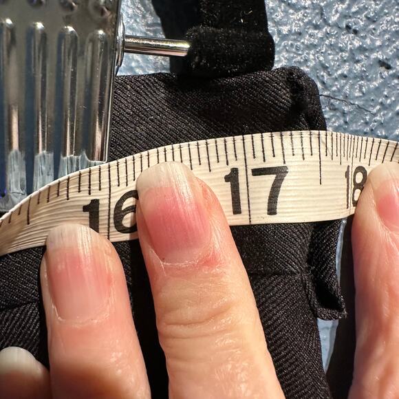 Boss Hugo Boss Dress Pants 35x28 Black Cuff Hem 100% Wool Vintage Luxury - Picture 7 of 11